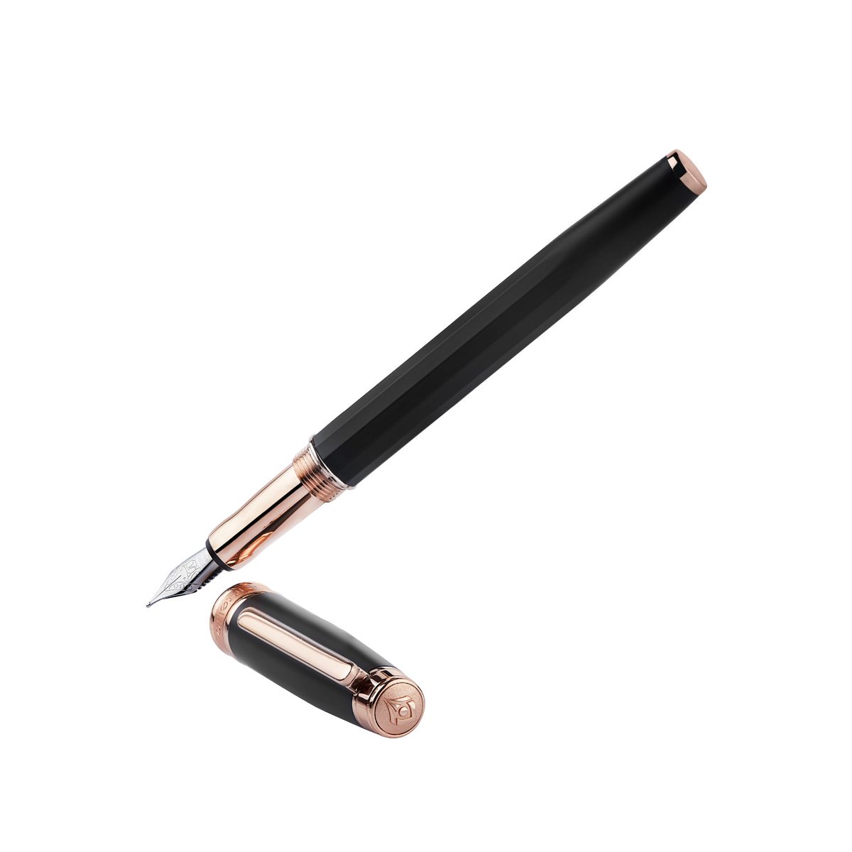 Matte Black & Rose Gold
