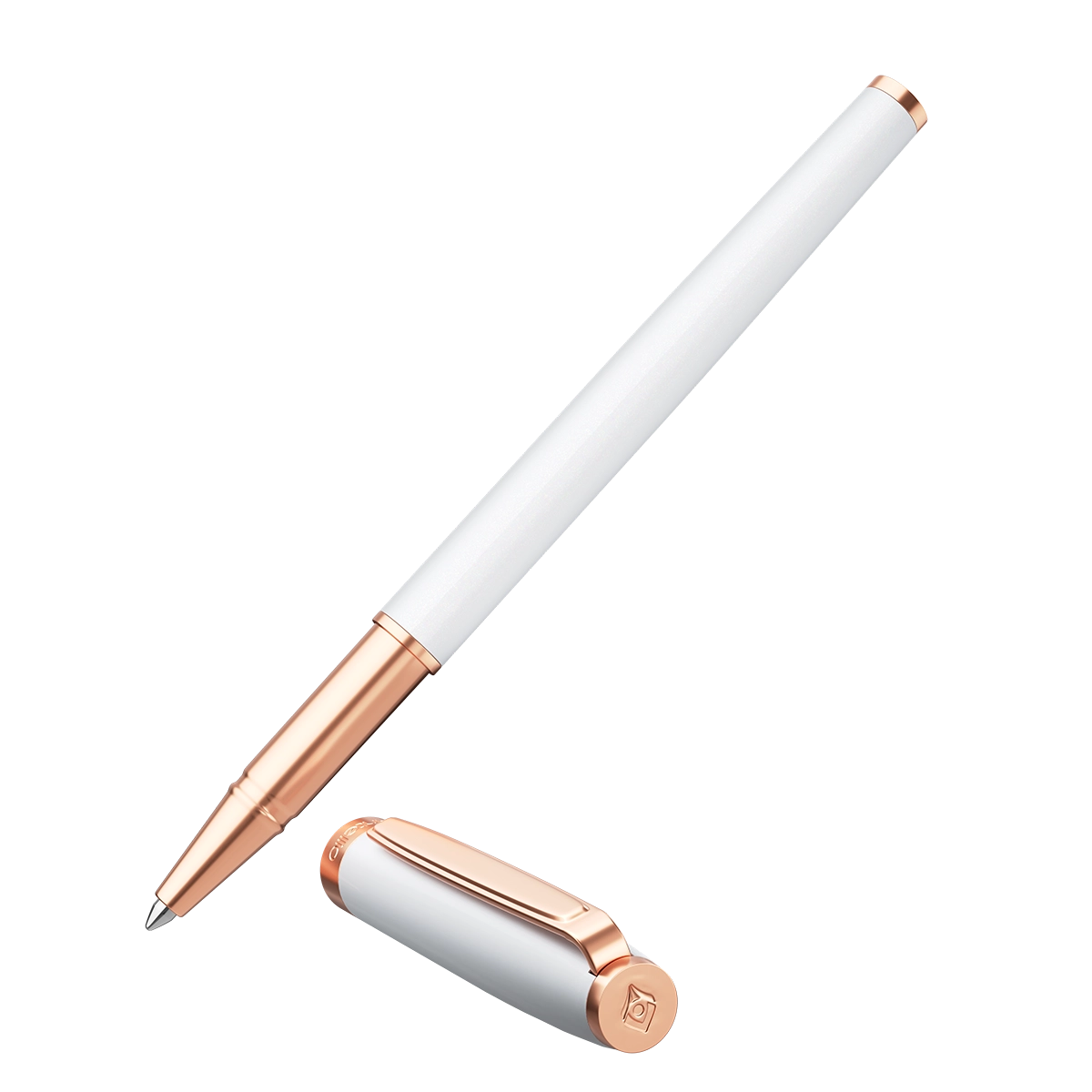 Pearl White & Rose Gold